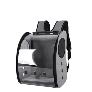 <span class=keywords><strong>Mochila</strong></span> Transportadora de Aves Portátil y Transpirable <span class=keywords><strong>con</strong></span> Comederos, <span class=keywords><strong>Ventana</strong></span> Transparente y Múltiples Orificios <span class=keywords><strong>para</strong></span> Loros - Product Image 1