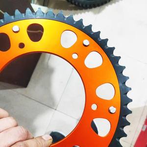 สเตอร์กวางโจว เหมาะสำหรับ Hengjian Kweis Husqvarna AJ1KTM SX XC EXC SXF XCF EXCF สเตอร์อะลูมิเนียมหุ้มเหล็ก - Product Image 3