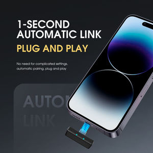 Micrófono Lavalier Inalámbrico 2.4G Mini, Altamente Efectivo, con Cancelación de Ruido para Transmisión en Vivo y Grabación de Video, Conector Tipo C - Product Image 4