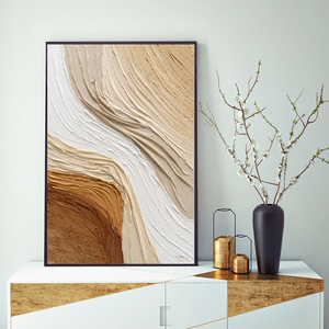 <span class=keywords><strong>Pintura</strong></span> al óleo de lienzo abstracta con textura <span class=keywords><strong>3D</strong></span> pintada a mano, decoración moderna personalizada <span class=keywords><strong>para</strong></span> la pared del salón y el hogar - Product Image 3