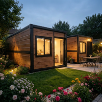 Maison conteneur pliable et extensible de 20 pieds, préfabriquée en acier, mini-maison modulaire, abri portable d'urgence pour les situations de catastrophe