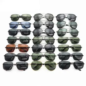 نظارات شمسية متنوعة جاهزة للبيع بالجملة من المعدن المستقطب مناسبة للقيادة بلون uv400