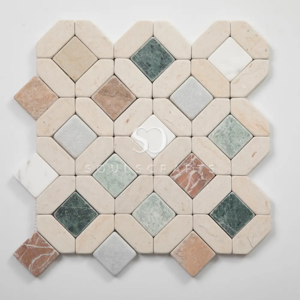 Wall Mosaic Tile Soulscrafts Colorful Specail Colored Marble Mosaic Tile For Kitchen Wall Bathroom