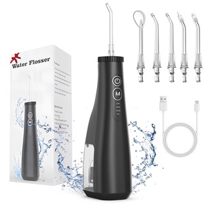Hydropulseur <span class=keywords><strong>dentaire</strong></span> portable <span class=keywords><strong>rechargeable</strong></span>, réservoir de 300 ml, étanche IPX7, irrigateur buccal <span class=keywords><strong>sans</strong></span> <span class=keywords><strong>fil</strong></span> USB-C, nettoyeur de dents à <span class=keywords><strong>jet</strong></span> d'eau - Product Image 2
