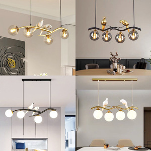 Lámpara Colgante Creativa de Estilo Nórdico con Forma de Pájaro, Lámpara de Araña Moderna Decorativa para Comedor, Sala de Estar y Dormitorio - Product Image 6