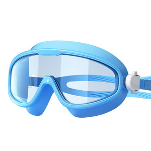 Swimming Goggles <b>Large</b> <b>Frame</b> Anti Fog Waterproof High Definition Adult Universal PC Lens Silicone Material - Product Image 1
