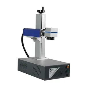 3D Printer 20W 30W 50W 100W Desktop Fiber Laser Marking Machine For Metal Materials