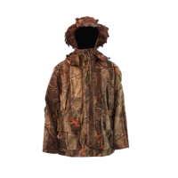 Vêtements thermiques d'extérieur, veste de chasse d'hiver pour homme, imperméable, camouflage, épaisse, à capuche, réversible, style safari