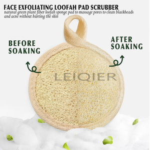 Esponja Exfoliante Facial con Logotipo Personalizado, Esponja de Lufa Natural para Limpieza Facial y Desmaquillante, Esponjas de Lufa Naturales - Product Image 3
