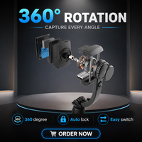 Tongkat Selfie Ekonomis H5 dengan Tripod Lipat Anti Goyang, Penstabil Portabel Alat Selfie untuk Perjalanan dan Siaran Langsung, belanja online alibaba