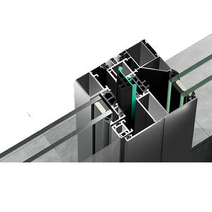 Puertas y Ventanas de Aluminio Personalizadas para Almacenes con Drenaje Oculto Ultraestrecho de la Marca Huasin en China - Product Image 4