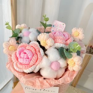 Hecho <span class=keywords><strong>a</strong></span> mano <span class=keywords><strong>de</strong></span> <span class=keywords><strong>lana</strong></span> rosa artificial <span class=keywords><strong>de</strong></span> punto flor inmortal <span class=keywords><strong>ganchillo</strong></span> flor tulipanes ramo Dí<span class=keywords><strong>a</strong></span> <span class=keywords><strong>de</strong></span> San Valentín regalos del Dí<span class=keywords><strong>a</strong></span> <span class=keywords><strong>de</strong></span> la madre - Product Image 6