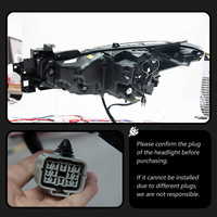 Ensemble de phares à LED avec lentille laser pour Mazda 3 Axela 2017-2019, DRL LED, Plug and Play, pièces de rechange automobiles, kit de modernisation