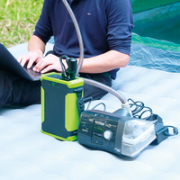 Station d'alimentation solaire portable 300Wh 96000mAh 60W avec charge sans fil pour camping en extérieur, secours domestique et alimentation d'urgence pour camping-car