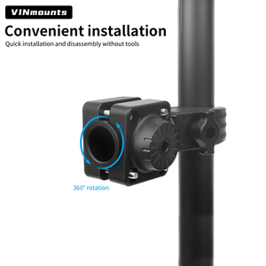 VINmounts Multi-Mode Live Sonar Mount for LVS34 Transducer – Adjustable Fishing <b>Bracket</b> with Mini Clamp - Product Image 4