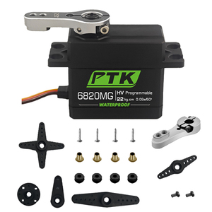 PTK 6820 MG Digital High-Torque <span class=keywords><strong>Servo</strong></span> 20/30/40kg HV Thép không gỉ Bánh răng kim loại RC Servos - Product Image 6