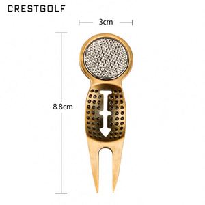 Con marca magnética Bronce Golf Fork Green Fork Se puede imprimir el logotipo - Product Image 3