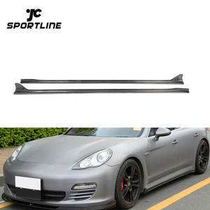 Carbono coche ajuste falda lateral para <span class=keywords><strong>Porsche</strong></span> <span class=keywords><strong>Panamera</strong></span> 09-11 - Product Image 1