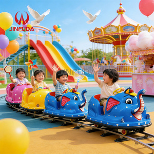 <span class=keywords><strong>Train</strong></span> à chenilles télécommandé pour enfants, multi-personnes, voiture à bascule, <span class=keywords><strong>train</strong></span> joyeux pour enfants et adultes, attraction de carnaval - Product Image 2