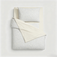 Ensemble de literie en microfibre à motifs aléatoires, 4 pièces, vente en gros, motifs de couleurs unies mélangées, Twin, Full, Queen, King pour la revente en gros