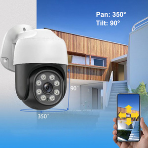 8MP thông minh PTZ camera trong nhà/ngoài trời có dây hệ thống an ninh 4CH POE NVR Kit màu đêm tầm nhìn thông minh hai chiều âm thanh - Product Image 2