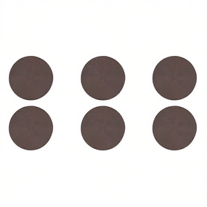 Set de 6 dessous-de-plat ronds Excelsa marron 36x36 cm en plastique - Product Image 2