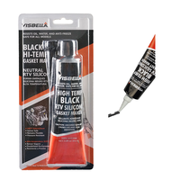 Lvsonglin 85g Mastic silicone neutre rouge monocomposant résistant aux UV pour joints RTV Auto Construction Transport