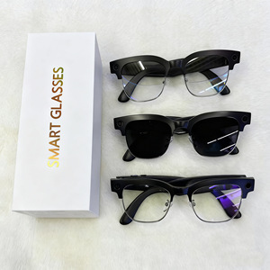 Gafas Inteligentes con Marco de Plástico Negro y Titanio, Lentes Azules, Grabación de Fotos y Vídeos, Transición IA, Música, WiFi, Control Táctil - Product Image 2