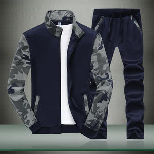 Rnshanger Heren Herfst Trainingspak Nieuwe Sport Camouflage Trui Broek Set Casual Lange Mouwen Jas Opstaande Kraag Set - Product Image 6