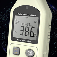 Sonometre professionnel, mesure 30-130 dB, sonomètre numérique intelligent, capteur de volume, testeur de bruit numérique portable