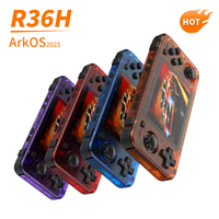Console de jeu rétro portable R36H, système d'émulation 4 pouces, appareil de divertissement de jeu portable, cadeaux pour enfants