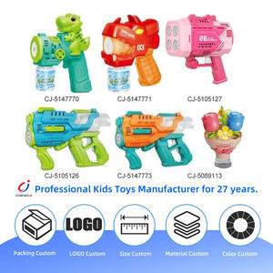 Máquina de Burbujas Chengji, Juguete Clásico para Bebés, Dinosaurio de Dibujos Animados Colorido con Control Remoto, Pistola de Burbujas de Nuevo Diseño - Product Image 4