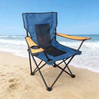 Fauteuil pliant d'extérieur - Chaise de pêche et de plage portable pour le camping et les pique-niques - Mobilier d'extérieur