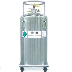 Silinder dekar suhu rendah silinder cair Helium Lo2 silinder untuk tangki ikan hidup & truk ikan