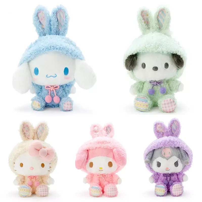 IN STOCK Wholesale 30cm Sanrio Plush Kuromi My Melody Bunny Sanrio Character Figure Plush Keychain Stuffed Animal Plush Toys