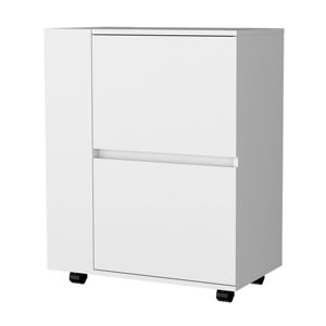 DB White Carro de barra de 2 gabinetes Categoría de producto premium para gabinetes de bar - Product Image 3