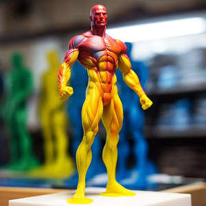 Bán Buôn Tùy Chỉnh Sla Nhựa 3D In Hành Động Con Số Phim Trò Chơi & Anime Nhân Vật Polyjet 3D In Ấn Một Mảnh Con Số - Product Image 5