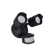 Lampe solaire de sécurité murale extérieure de haute qualité 24w avec détecteur de mouvement pour la façade de la maison
