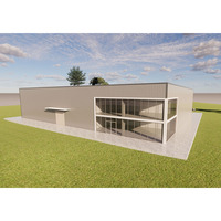 Hangars modulaires en acier à bas prix, ateliers préfabriqués, entrepôts galvanisés à chaud, résistance au vent de 180 km/h
