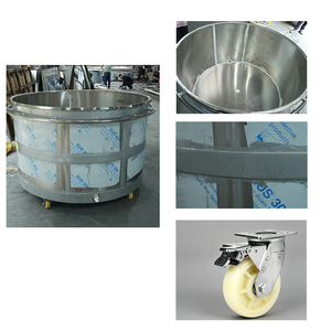 Cilindro de Tracción para Dispersor, Cilindro Mezclador de Pintura, Cilindro de Tracción de Acero Inoxidable 304, Barril de Transferencia de Tinta y Revestimiento - Product Image 4