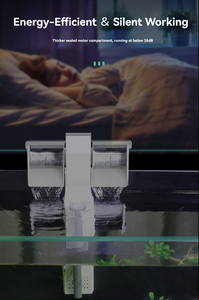 SUNSUN XBA Vierkante Plastic Hangende Aquariumfilter 5W 500L/u Hoge Kwaliteit Wandmontage Visbak Stille Watercirculatie 3-in-1 - Product Image 3