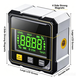 Inclinomètre laser numérique, niveau électronique haute précision, outil de mesure d'angle et de pente - Product Image 2