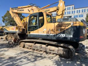 Excavadora usada Hyundai 220lc-9s de 22 toneladas, motor de núcleo de motor original, excavadora Hyundai 220lc-9s a la venta - Product Image 2