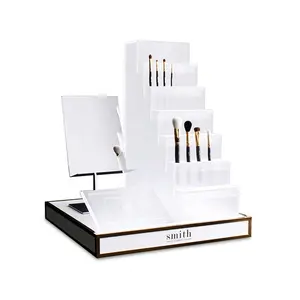 APEX Clear Matte Makeup Brush Display Stand Acrylic Make Up Display For Store