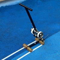 Machine de marquage de bandes adhésives professionnelle portable, largeur réglable, manuelle, pour bandes de marquage au sol, sur routes et voies, garantie 1 an