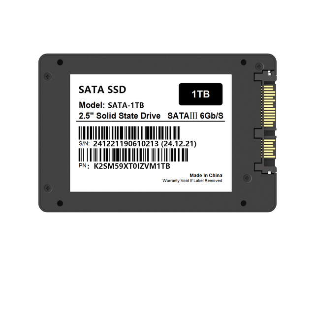 2.5 " SATA III 6Gb/s Internal SSD Solid State Drives 256GB 512GB 1TB Capacity Read up to 550MB/s Hard Disk