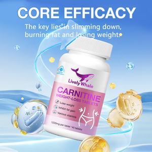 Comprimés de perte de poids de carnitine de baleine animée, usine de source, OEMODM, personnalisation d'étiquettes, amincissant pour adultes - Product Image 3
