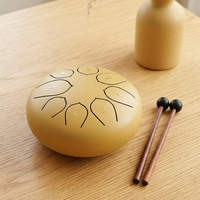 Customizable Steel Hollow Drum 6 Inch 8-Tone Logo Carbon Steel Percussion Tongue Drum for Gifts