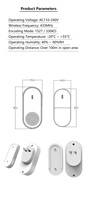 Système d'appel sans fil pour aidants, bracelet d'urgence pour personnes âgées avec bouton SOS, alerte d'urgence portable pour appels d'aide