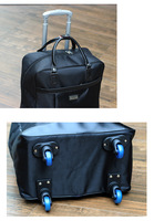 2 pièces en 1 ensemble, valise de voyage pliable imperméable à l'eau, avec sac à main pour femme